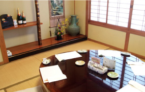 個室でゆっくり出来る和室